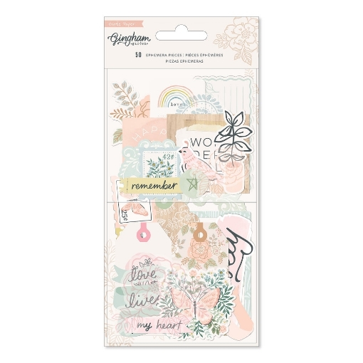 Picture of Crate Paper Διακοσμητικά Εφέμερα - Gingham Garden, 50τεμ.