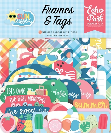 Picture of Echo Park Διακοσμητικά Εφέμερα - Sunkissed, Frames & Tags, 34τεμ.
