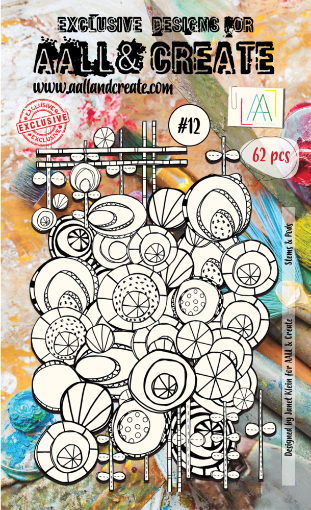 Picture of Aall and Create Διακοσμητικά Εφέμερα - Nr. 12 Stems & Pods White, 62τεμ.