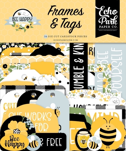 Picture of Echo Park Frames & Tags | Πλαίσια & Ετικέτες απο Cardstock - Bee Happy
