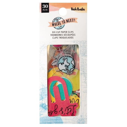 Picture of American Crafts Vicki Boutin Paper Clips Χάρτινοι Σελιδοδείκτες - Where To Next?, 30τεμ.