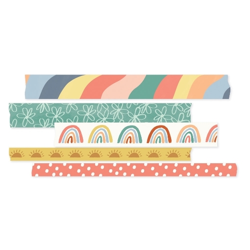 Picture of Simple Stories Washi Tape Διακοσμητικές Ταινίες - Boho Sunshine, 5pcs
