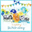 Picture of Dooblebug Mini Cardstock Stickers - Μίνι Cardstock Αυτοκόλλητα - Party Time Icons, 100τεμ.