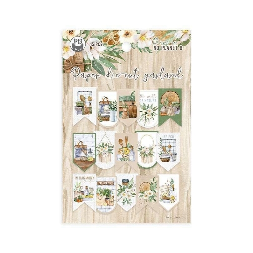 Picture of P13 Διακοσμητικά Εφέμερα Διπλής Όψης σε Σχήμα Banner - There Is No Planet B, 15τεμ.