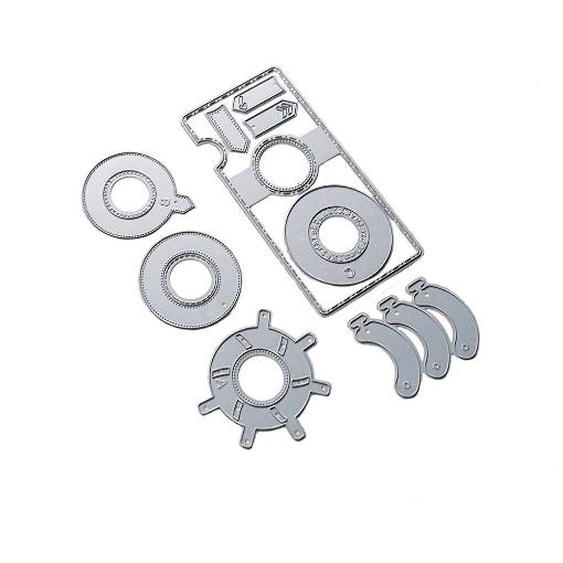 Picture of Elizabeth Craft Designs Μεταλλικές Μήτρες Κοπής - Planner Essentials, Iris Shutter, 9τεμ.