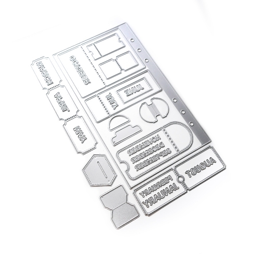 Picture of Elizabeth Craft Designs Μεταλλικές Μήτρες Κοπής - Planner Essentials 56, Tickets and Tabs, 26τεμ.