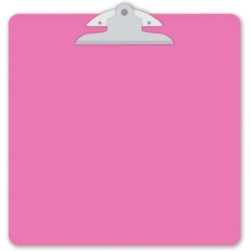 Picture of Doodlebug Design Clipart Monochromatic Clipboard - Bubblegum | Ροζ Clipboard 34,29 x 34,29 cm