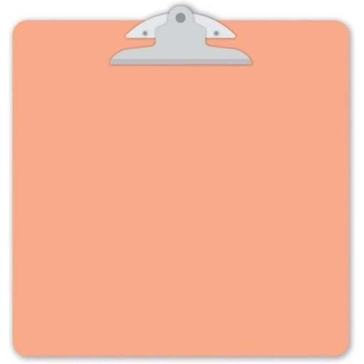 Picture of Doodlebug Design Clipart Monochromatic Clipboard - Coral | Κοραλί Clipboard 34,29 x 34,29 cm