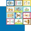 Picture of Doodlebug Design Μπλοκ Scrapbooking Διπλής Όψης 6"X6" - Doggone Cute