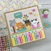 Picture of Doodlebug Design Pretty Kitty Collection Kit | Χαρτιά Scrapbooking Διπλής Όψης 12" x 12" & Αυτοκόλλητα