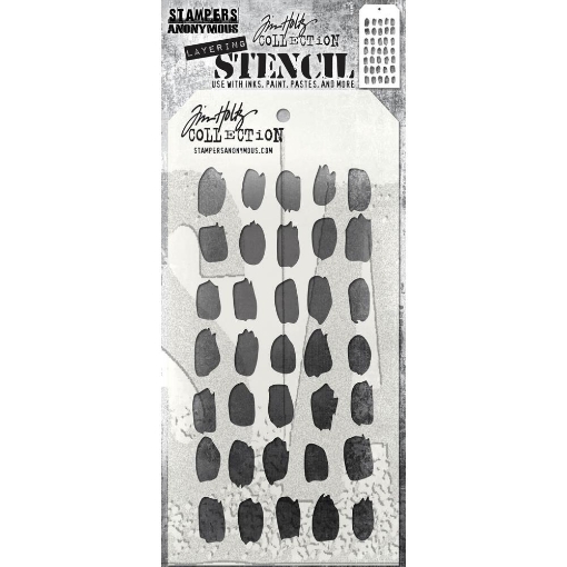 Picture of Stampers Anonymous Tim Holtz Layering Στένσιλ - Brush Mark
