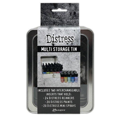 Picture of Tim Holtz Distress Multi Storage Tin - Πολυχρηστική Θήκη για Reinkers, Paints και Mini Sprays