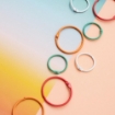 Picture of American Crafts Obed Marshall Colored O-Rings Fantastico | Χρωματιστοί Κρίκοι Βιβλιοδεσίας, 8 τεμ.