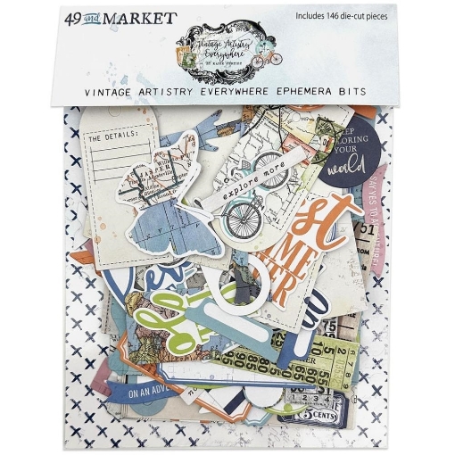Picture of 49 & Market Ephemera Bits Διακοσμητικά Εφήμερα - Vintage Artistry Everywhere, 146τεμ.