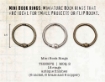 Picture of Tim Holtz Idea-ology Mini Book Rings 0.75" | Μίνι Κρίκοι Βιβλιοδεσίας σε Vintage Φινιρίσματα, 18 τεμ.