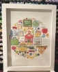 Picture of Doodlebug Design Shadow Box Insert Kit - School Days