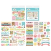 Picture of Doodlebug Design Διακοσμητικά Εφήμερα - Seaside Summer, Odds & Ends Chit Chat, 93τεμ.