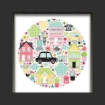 Picture of Doodlebug Design Shadow Box Insert Kit - My Happy Place
