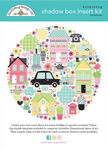 Picture of Doodlebug Design Shadow Box Insert Kit για 3D Διακοσμητικό  - My Happy Place