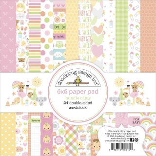 Picture of Doodlebug Paper Pad 6''x6'' | Μπλοκ Χαρτιών Scrapbooking Bundle of Joy, Baby Girl
