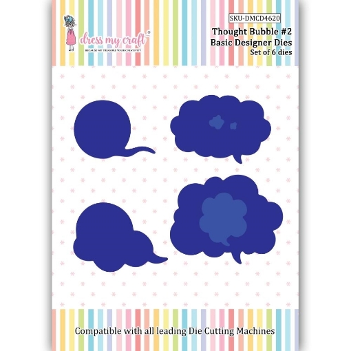 Picture of Dress My Craft Basic Designer Dies Μήτρες Κοπής - Thought Bubble #2, 6τεμ.