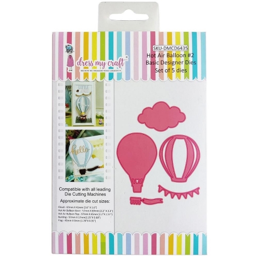 Picture of Dress My Craft Basic Designer Dies Μήτρες Κοπής - Hot Air Balloon #2, 2τεμ.