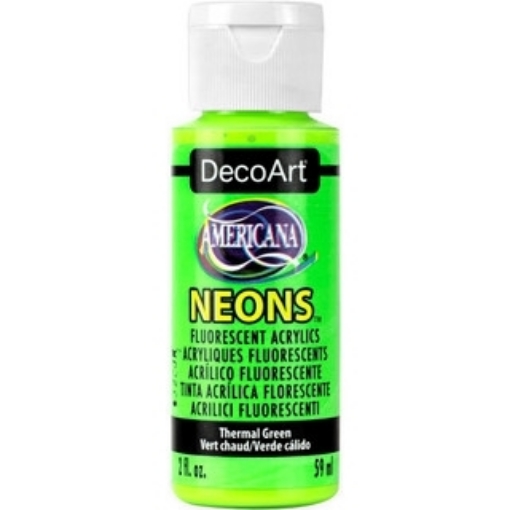Picture of DecoArt Americana Neons Ακρυλικό Χρώμα 59ml - Thermal Green