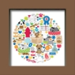 Picture of Doodlebug Design Shadow Box Insert Kit - Doggone Cute