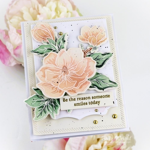 Picture of Pinkfresh Studio Σετ Σφραγίδες και Μήτρες Κοπής - Magnolia, 4τεμ.