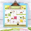 Picture of Doodlebug Design Clipart Monochromatic Clipboard - Bubblegum | Ροζ Clipboard 34,29 x 34,29 cm