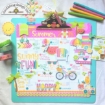 Picture of Doodlebug Design Clipart Monochromatic Clipboard - Limeade | Πράσινο Clipboard 34,29 x 34,29 cm