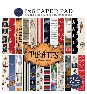 Picture of Carta Bella | Μπλοκ Scrapbooking Διπλής Όψης 6" x 6", Pirates 