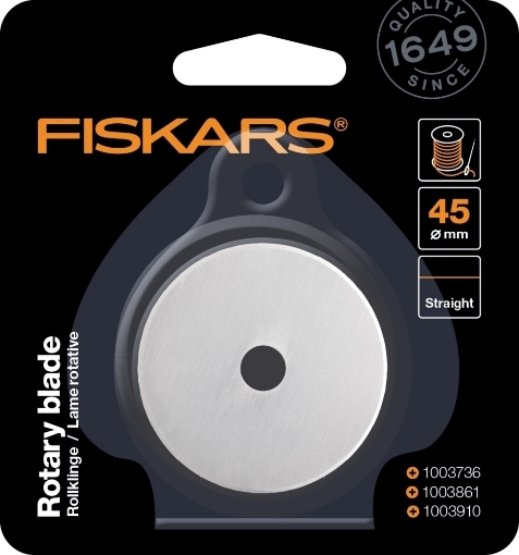 Picture of Fiskars Trigger Rotary Cutter Ανταλλακτικές Περιστροφικές Λεπίδες 45mm – Standard Straight Blades