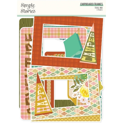 Picture of Simple Stories Διακοσμητικά Chipboard Πλαίσια - Trail Mix, 6τεμ.