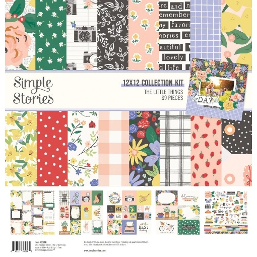 Picture of Simple Stories Συλλογή Χαρτιών Scrapbooking Διπλής Όψης 12"X12" - The Little Things
