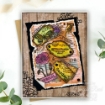 Picture of Creative Expressions Woodware Craft Διάφανες Σφραγίδες 4"X6" - Junk Labels, 15τεμ.