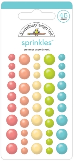 Picture of Doodlebug Design Sprinkles | Εποξικά Αυτοκόλλητα – Seaside Summer, 45τεμ.