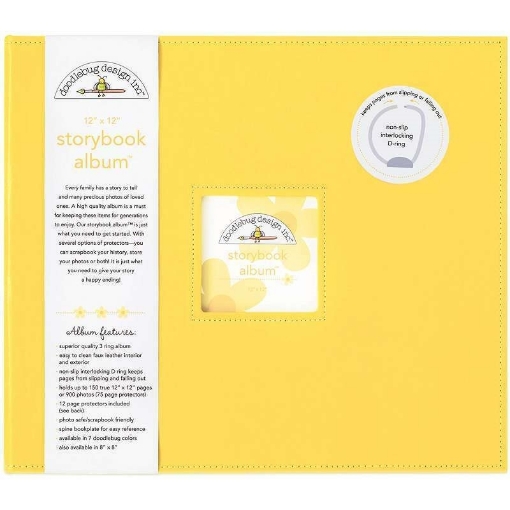 Picture of Doodlebug Design Storybook Album 12"x12" - Bumblebee 