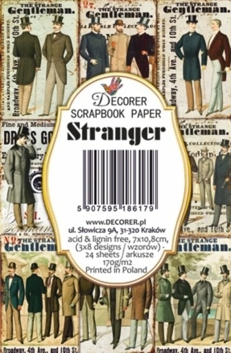 Picture of Decorer Μίνι Συλλογή Χαρτιών Scrapbooking Διπλής Όψης  - Stranger
