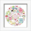 Picture of Doodlebug Design Shadow Box Insert Kit για 3D Διακοσμητικό  - Candy Cane Lane