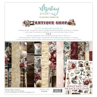 Picture of Mintay Papers Paper Pack Antique Shop 12"×12" – Συλλογή Scrapbooking Διπλής Όψης