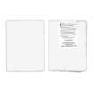 Picture of Lamali Liasse Χειροποίητο Art Journal 100% Βαμβάκι 18 x 24cm - Λευκό,  180 σελ., 120gsm