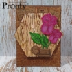 Picture of Pronty Crafts Wood Boards | Στένσιλ Φόντου 6" x 6" με Ξύλινες Σανίδες