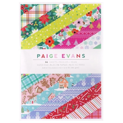 Picture of American Crafts Paige Evans Μπλοκ Scrapbooking Διπλής Όψης 6"X8" - Sugarplum Wishes