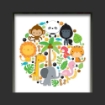 Picture of Doodlebug Design Shadow Box Insert Kit - At the Zoo
