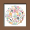 Picture of Doodlebug Design Shadow Box Insert Kit - Pretty Kitty
