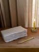 Picture of Lamali Liasse Handmade Cotton Rag Art Journal | Χειροποίητο Art Journal 100% Βαμβάκι 120gsm - Λευκό, 12 x 18 cm