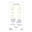 Picture of Spellbinders Glimmer Hot Foil Plate & Dies  - Σετ με Μήτρες Κοπής και Χρυσοτυπίας - A Merry Little Christmas, Sentiments, 14τεμ.