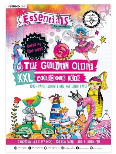 Picture of Art By Marlene Mixed Pattern Paper & Die Cuts - Nr. 10, The Golden Oldie XXL