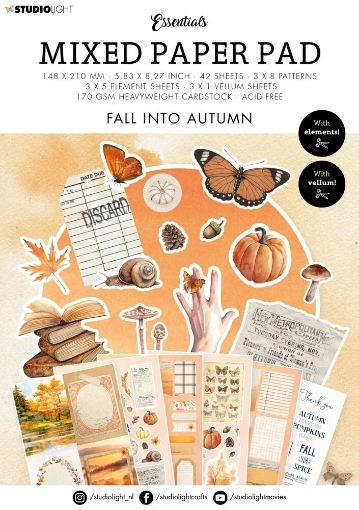 Picture of Studio Light Essentials Mixed Media Μπλοκ A5 - Fall Into Autumn